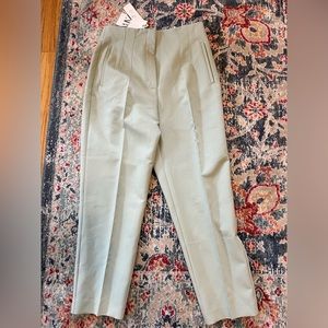 Mint green Zara pants